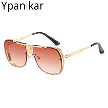 Load image into Gallery viewer, 2023 Men Cool Unique Square Aviation Style Sunglasses Men Brand Design Sun Glasses