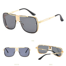 Load image into Gallery viewer, 2023 Men Cool Unique Square Aviation Style Sunglasses Men Brand Design Sun Glasses