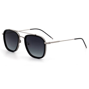 2023 Men Sunglasses Male Tony Merry Stark Steampunk Square Eyewear Fake Glasses Designer  Brand  UV400
