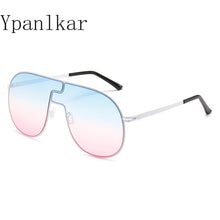 Load image into Gallery viewer, 2023 Metal Frame Trendy Sunglasses Female Toad Big Frameless Travel Glasses Brand Personality Sun Glasses Female Eyewear