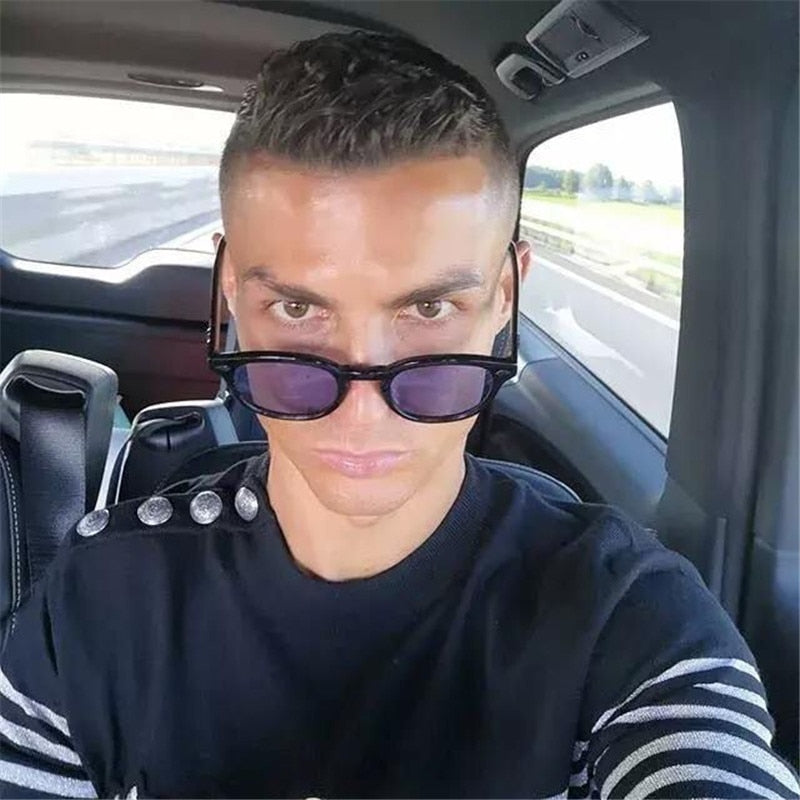 2023 Johnny Depp Lemtosh Style Round Sunglasses Tint Ocean Lens Brand Design Party Show Sun Glasses Oculos De Sol