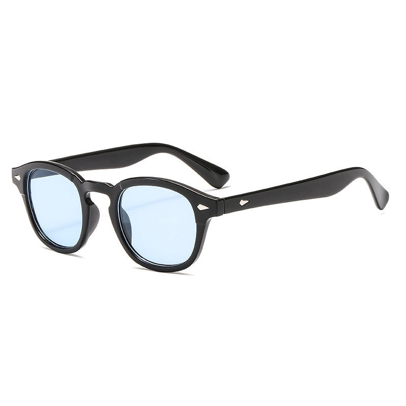 2023 Johnny Depp Lemtosh Style Round Sunglasses Tint Ocean Lens Brand Design Party Show Sun Glasses Oculos De Sol