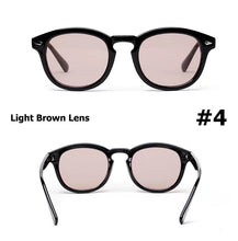 Load image into Gallery viewer, 2023 Johnny Depp Lemtosh Style Round Sunglasses Tint Ocean Lens Brand Design Party Show Sun Glasses Oculos De Sol
