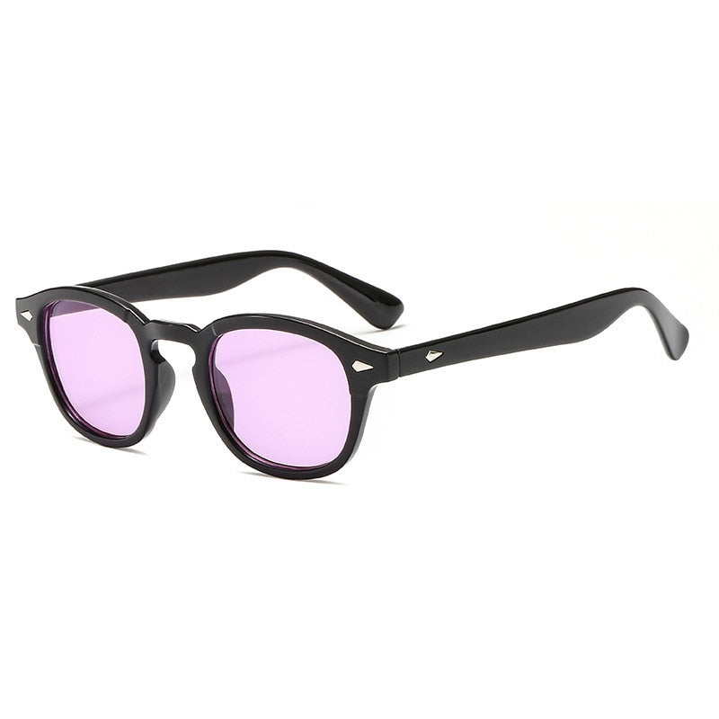 2023 Johnny Depp Lemtosh Style Round Sunglasses Tint Ocean Lens Brand Design Party Show Sun Glasses Oculos De Sol