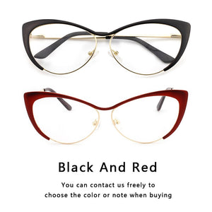 2022  Optical Women's Prescription Glasses Frame Myopia Cat Eye Eyeglasses Vintage Female Spectacle Frames  Eyewear