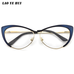 2022  Optical Women's Prescription Glasses Frame Myopia Cat Eye Eyeglasses Vintage Female Spectacle Frames  Eyewear