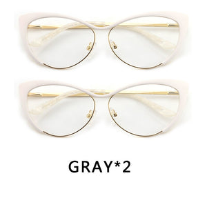 2022  Optical Women's Prescription Glasses Frame Myopia Cat Eye Eyeglasses Vintage Female Spectacle Frames  Eyewear