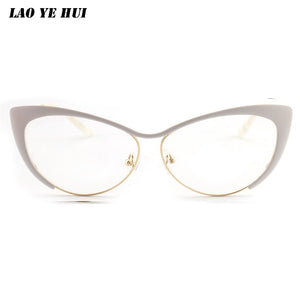 2022  Optical Women's Prescription Glasses Frame Myopia Cat Eye Eyeglasses Vintage Female Spectacle Frames  Eyewear