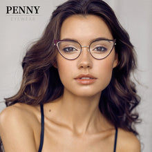 Load image into Gallery viewer, 2022  Optical Women's Prescription Glasses Frame Myopia Cat Eye Eyeglasses Vintage Female Spectacle  Eyewear Brand
