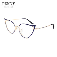 Load image into Gallery viewer, 2022  Optical Women's Prescription Glasses Frame Myopia Cat Eye Eyeglasses Vintage Female Spectacle  Eyewear Brand