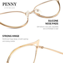 Load image into Gallery viewer, 2022  Optical Women's Prescription Glasses Frame Myopia Cat Eye Eyeglasses Vintage Female Spectacle  Eyewear Brand