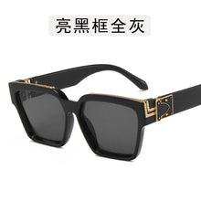 Load image into Gallery viewer, 2023 Oversize Square Sunglasses Men Flat Lens Brand Designer Women  Mirror Shades Uv400