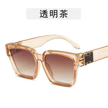 Load image into Gallery viewer, 2023 Oversize Square Sunglasses Men Flat Lens Brand Designer Women  Mirror Shades Uv400