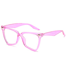 Load image into Gallery viewer, 2023 Oversized Cat Eye Glasses Frame Ladies Classic Transparent Color Light Blocking Eyewear Anti Blue Light Eyeglasses