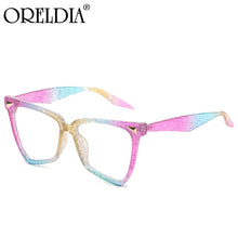 Load image into Gallery viewer, 2023 Oversized Cat Eye Glasses Frame Ladies Classic Transparent Color Light Blocking Eyewear Anti Blue Light Eyeglasses