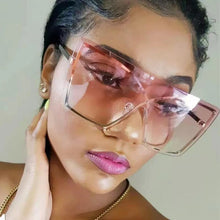 Carica l'immagine nel visualizzatore di Gallery, 2022  Oversized Sunglasses Women   Brand  Rimless Square Sun Glasses Metal Female Shades UV400 Men Glasses
