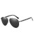 2023 Pilot Men Polarized Sunglasses Oversized Metal Aviation Male Sun Glasses Classic Black Driving Shades UV400 TYJM-9