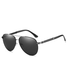 Load image into Gallery viewer, 2023 Pilot Men Polarized Sunglasses Oversized Metal Aviation Male Sun Glasses Classic Black Driving Shades UV400 TYJM-9