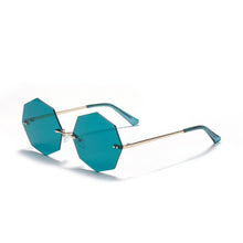 Load image into Gallery viewer, 2023 Punk Rimless Sunglasses Women Small Sun Glasses Shades  Brand Designer Metal Sunglass UV400 Eyewear
