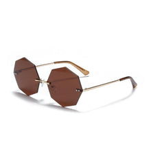 Load image into Gallery viewer, 2023 Punk Rimless Sunglasses Women Small Sun Glasses Shades  Brand Designer Metal Sunglass UV400 Eyewear