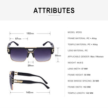 Load image into Gallery viewer, 2023 Retro Square Sunglasses Men Cool Gentle Vintage Big Frame Sun Glasses  Brand Designer Eyewear Lunettes UV400