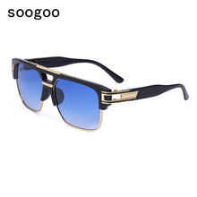 Load image into Gallery viewer, 2023 Retro Square Sunglasses Men Cool Gentle Vintage Big Frame Sun Glasses  Brand Designer Eyewear Lunettes UV400