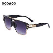 Load image into Gallery viewer, 2023 Retro Square Sunglasses Men Cool Gentle Vintage Big Frame Sun Glasses  Brand Designer Eyewear Lunettes UV400