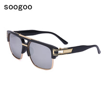 Load image into Gallery viewer, 2023 Retro Square Sunglasses Men Cool Gentle Vintage Big Frame Sun Glasses  Brand Designer Eyewear Lunettes UV400