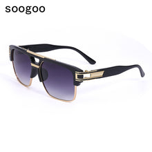 Load image into Gallery viewer, 2023 Retro Square Sunglasses Men Cool Gentle Vintage Big Frame Sun Glasses  Brand Designer Eyewear Lunettes UV400
