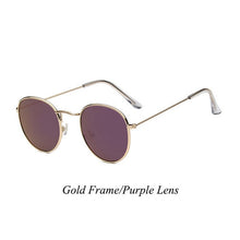 Carica l'immagine nel visualizzatore di Gallery, 2023 Retro Sunglasses Men Round Vintage Glasses For Men/Women  Sunglasses Men Small Lunette Soleil Homme