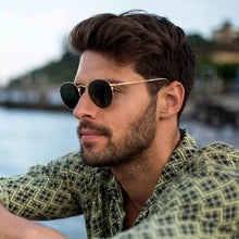 Carica l'immagine nel visualizzatore di Gallery, 2023 Retro Sunglasses Men Round Vintage Glasses For Men/Women  Sunglasses Men Small Lunette Soleil Homme