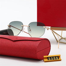 Load image into Gallery viewer, 2023  Retro Sunglasses Women Brand Designer Rimless Gradient Sun Glasses Shades Cutting Lens Ladies Frameless Eyeglasses