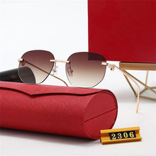 Load image into Gallery viewer, 2023  Retro Sunglasses Women Brand Designer Rimless Gradient Sun Glasses Shades Cutting Lens Ladies Frameless Eyeglasses