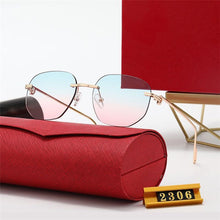 Load image into Gallery viewer, 2023  Retro Sunglasses Women Brand Designer Rimless Gradient Sun Glasses Shades Cutting Lens Ladies Frameless Eyeglasses