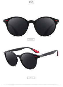 2023 Round   Frame Retro Decorative Polarized Sunglasses Women Men Drive Sun Glasses For Adults trend
