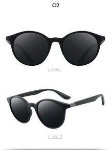 2023 Round   Frame Retro Decorative Polarized Sunglasses Women Men Drive Sun Glasses For Adults trend