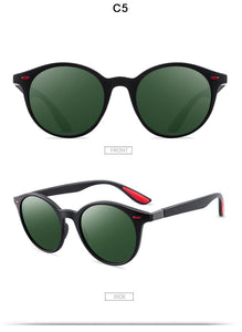 2023 Round   Frame Retro Decorative Polarized Sunglasses Women Men Drive Sun Glasses For Adults trend