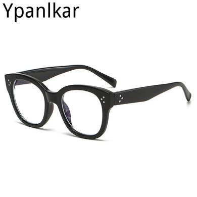 2023 Square Glasses Frame Women Men Anti Blue Light  Gothic Eyewear Optical Spectacle Goggles Eyeglass