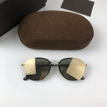 Load image into Gallery viewer, 2023 Tea Gradient Sunglasses Tom 0872B Women Famous Retro Design Sun Glasses Female oculos de sol feminino UV400