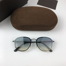 Load image into Gallery viewer, 2023 Tea Gradient Sunglasses Tom 0872B Women Famous Retro Design Sun Glasses Female oculos de sol feminino UV400