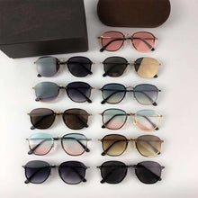 Load image into Gallery viewer, 2023 Tea Gradient Sunglasses Tom 0872B Women Famous Retro Design Sun Glasses Female oculos de sol feminino UV400