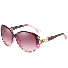 Load image into Gallery viewer, 2023 Tea Gradient Sunglasses Women Ocean Metal Pearl Fox Head Lens Metal Curved Temples Sun Glasses Female UV400