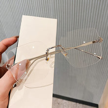 Load image into Gallery viewer, 2023 Unisex Frameless Cut-edge Anti-blue Light Unisex Glasses Metal Frame Protects Eyes Women Man Reading Glasses