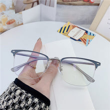 Load image into Gallery viewer, 2023 Unisex Square Plain Glasses For Men Women TR90 Frame Eyewear Party Eyeglasses Gentle Black Eyebrow
