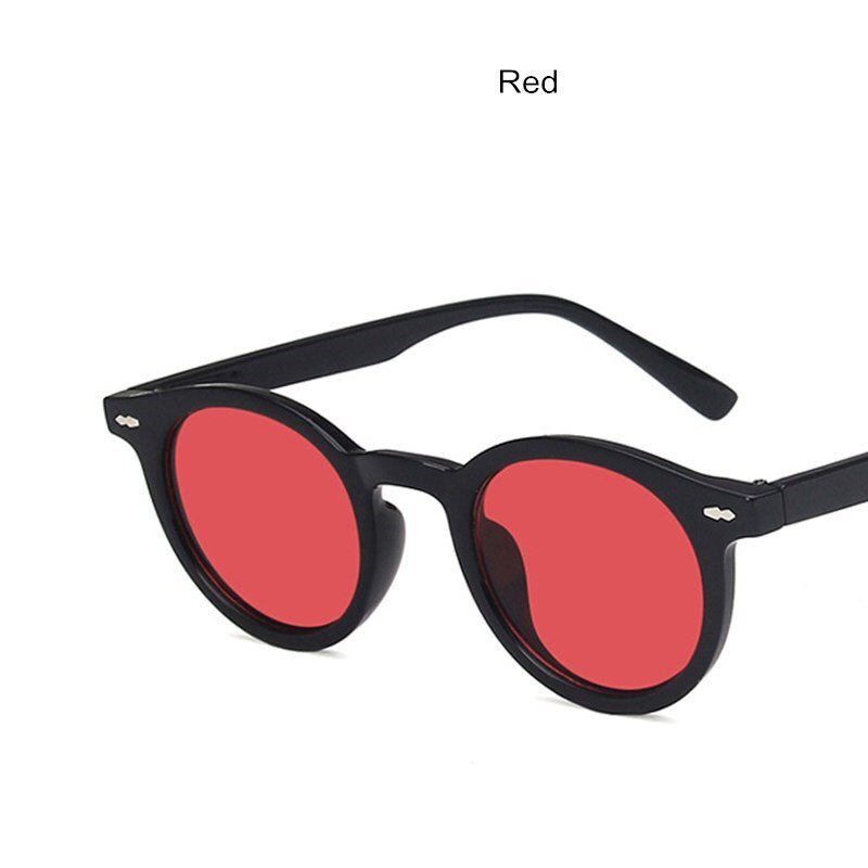 2023 Women Sunglasses Anti-Reflective Retro Tea Mirror Sunglasses Classic Round Frame Plastic Glasses Uv400