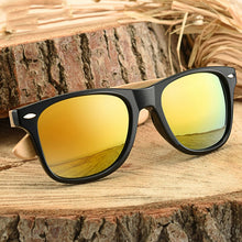 Load image into Gallery viewer, 2023 Wood Sunglasses for Men Women Plastic Frame Bamboo Wooden Arms Glasses