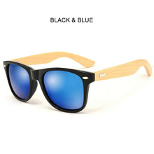 Load image into Gallery viewer, 2023 Wood Sunglasses for Men Women Plastic Frame Bamboo Wooden Arms Glasses