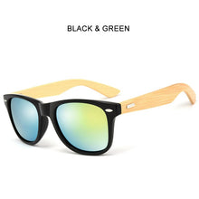Load image into Gallery viewer, 2023 Wood Sunglasses for Men Women Plastic Frame Bamboo Wooden Arms Glasses