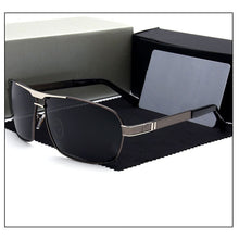 Load image into Gallery viewer, 2023 brand men&#39;s Mercede sunglasses light color square metal uv400 polarized sunglasses driving retro