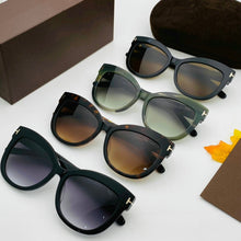 Load image into Gallery viewer, 2023   brand polarized sunglasses men Tom sun glasses for women Driving square sunglasses TF524 With Original Case